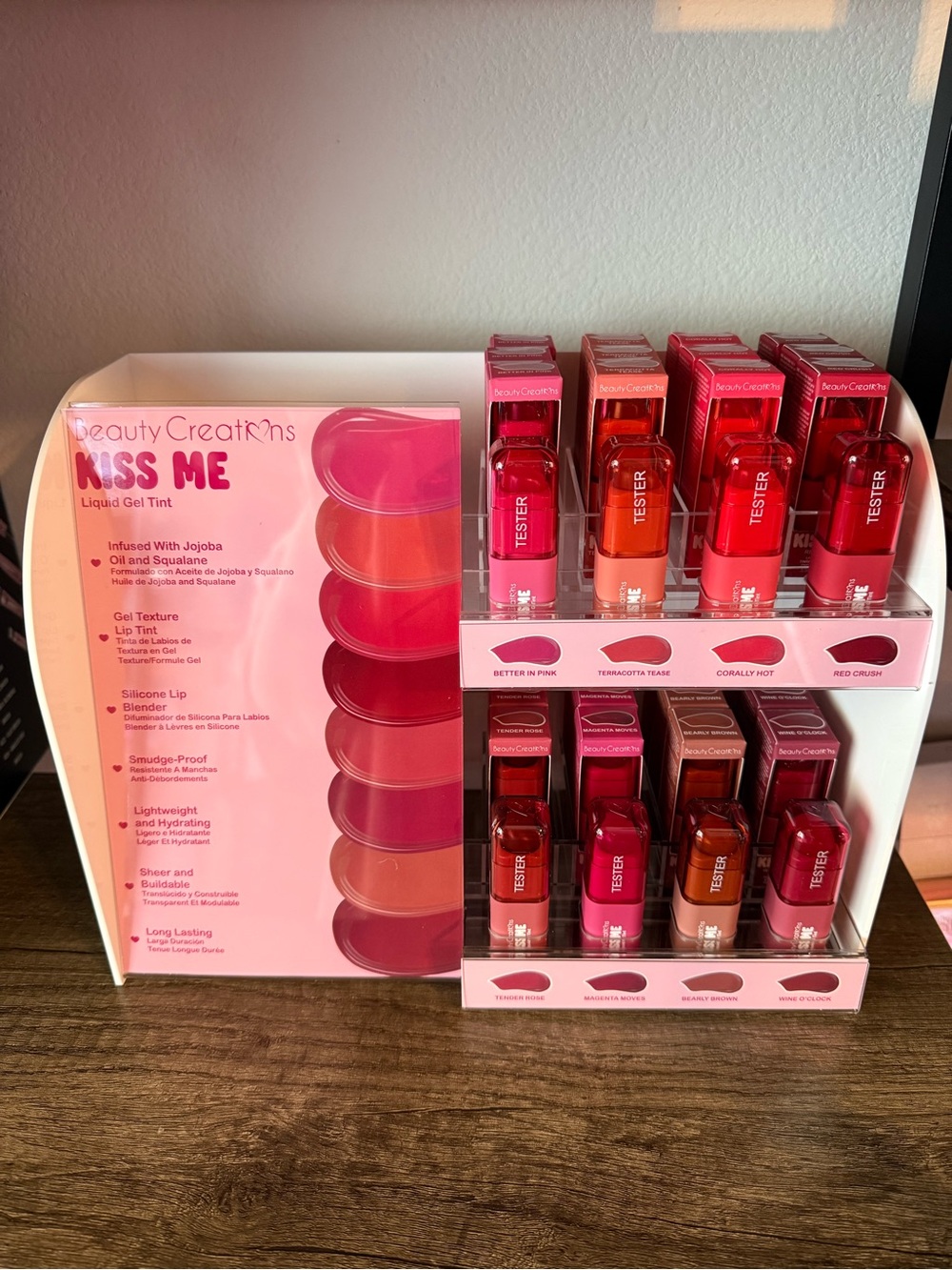 Beauty Creations Kiss Me Liquid Gel Tint - Pink & Red Collection $10 each